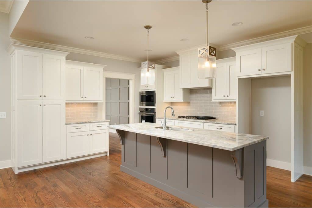 kitchen in custom home by MH Builder Group McCoy Homes